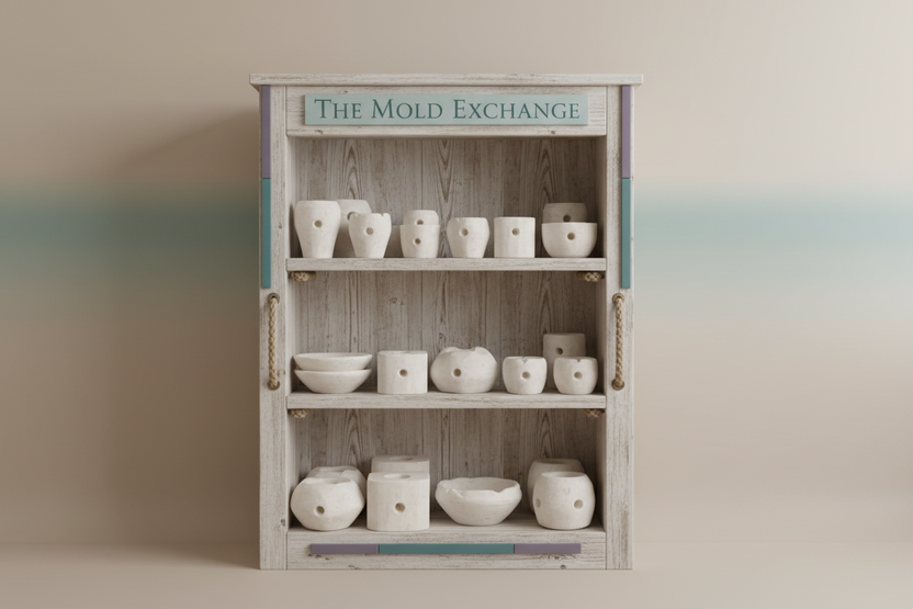CM1386 -1243 Alberta's Snowman and Small Tree Mold – Castaway Market
