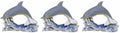 CM0256 - NM-2137 Nowell's Dolphin Napkin Rings (3 in mold) 3 1-2" each