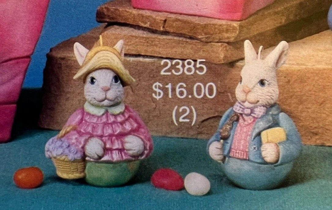 CM0313 - S-2385 Scioto Roly-Poly Boy & Girl Rabbits