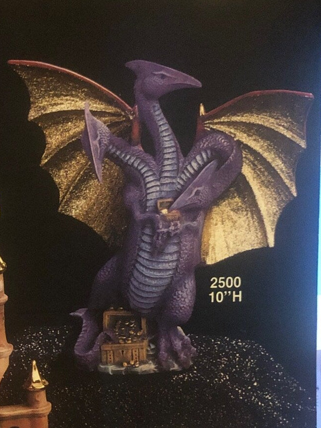 CM0749 - 2500 Gare Trigoran 10"T - Three Headed Dragon