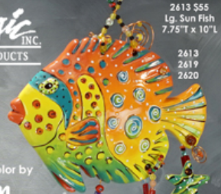 CM0412 - 2613  Clay Magic LG Sun Fish