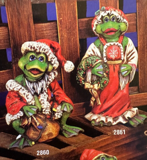 CM0090 - 2861 Kimple Mrs. Santa Frog Mold