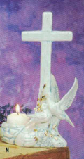 CM0341 - 2912 Kimple Cross with Candle holder