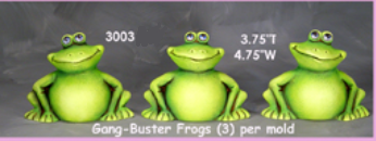 CM0431 - 3003 Clay Magic Gangbuster Frog
