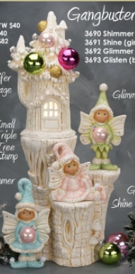 CM0436 - 3515 Clay Magic Small Triple Tree Stump