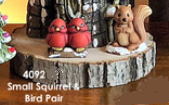 CM0456 - 4092 Clay Magic Small Squirrel and Birds