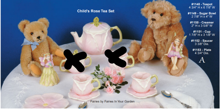 CM0777 - 1148 Alberta's Rose Tea Pot