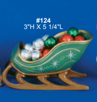 CM0789 - Alberta's  Vintage Santa Sleigh Mold