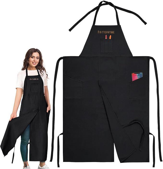 CMS0015 - Potterhyme Full Coverage Pottery Apron Split Leg