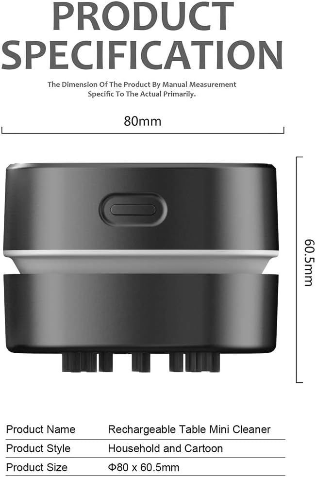 CMS058 - Desktop Vacuum Cleaner - Black