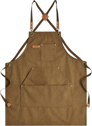 CMS0018 - Cotton Canvas Cross Back Apron