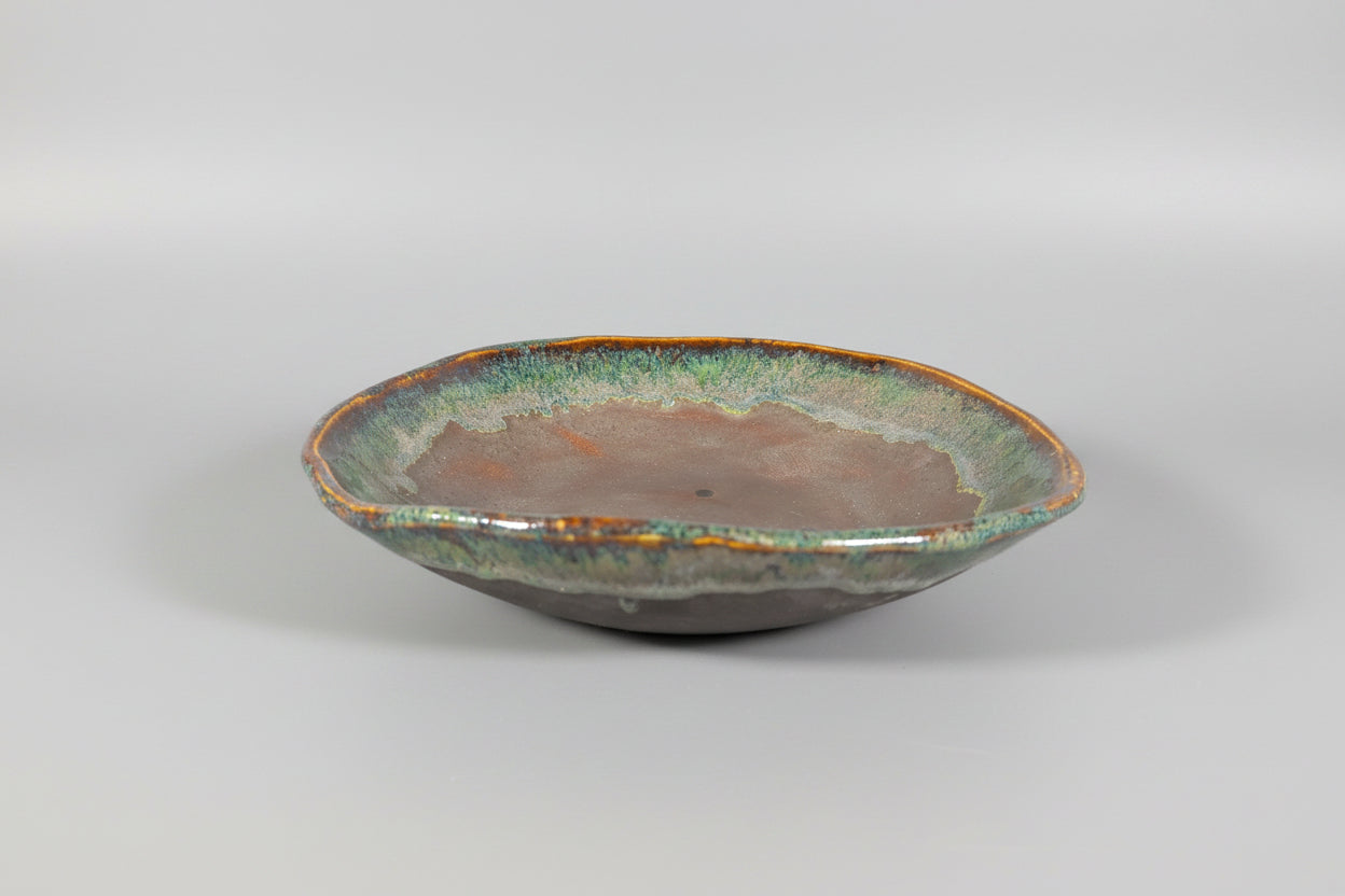 CMA0054 - Brown/ Green Bowl by Lynae