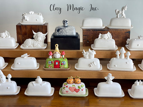 CM01239 - 4478 Clay Magic Plain Butter Lid Mold