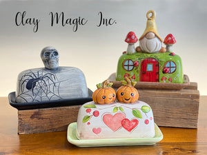 CM01239 - 4478 Clay Magic Plain Butter Lid Mold