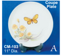 Cole's CM-103 Alberta Coles Coupe Plate 11" Dia plaster casting mold, new condition