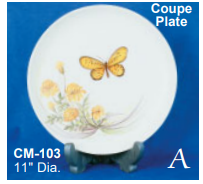 CM1394 -CM-103 Alberta Coles Coupe Plate 11" Dia Mold