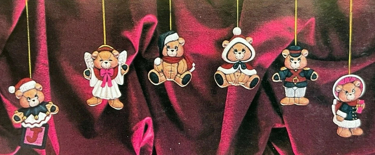 CM1358 - D-1245 Dona's Teddy Bear (6) Ornaments Mold