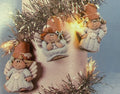 CM0324 - D-1690 Dona's Mold Crack Pot Angel Ornament