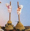 CM0598 - D1327 Dona's Two Ghosts for Brooms and Leaf Rakes