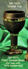 CM0579 - DH1673 Doc Holliday Goblet Base, Plain for DH1670