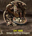 CM0573 - DH1699 Doc Holliday Dragon Small Spring 6.5"T