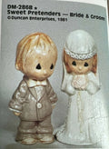 Duncan DM-286B Sweet Pretenders Bride and Groom plaster casting mold, used, good condition