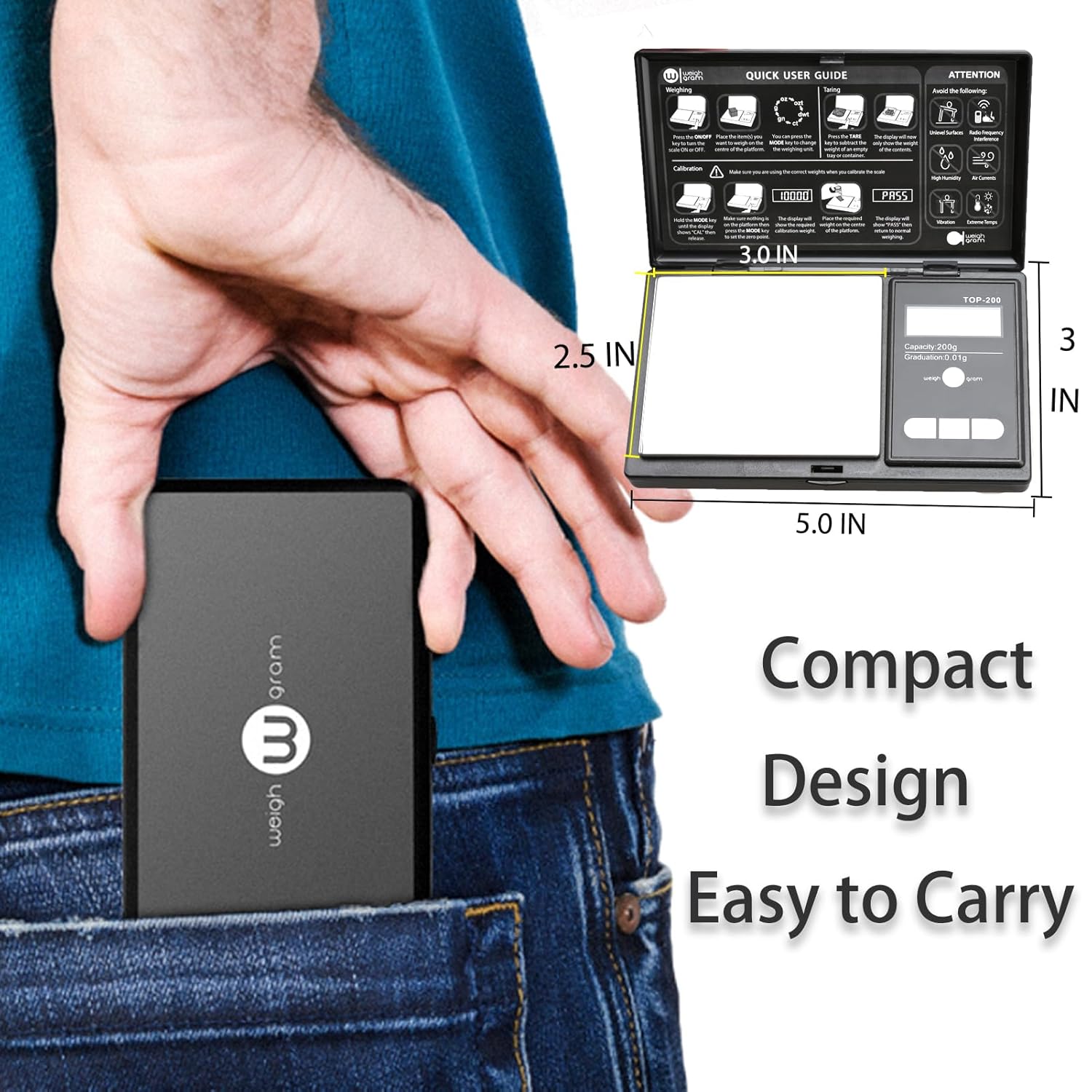 CMS059 - Digital Pocket Scale (200g)