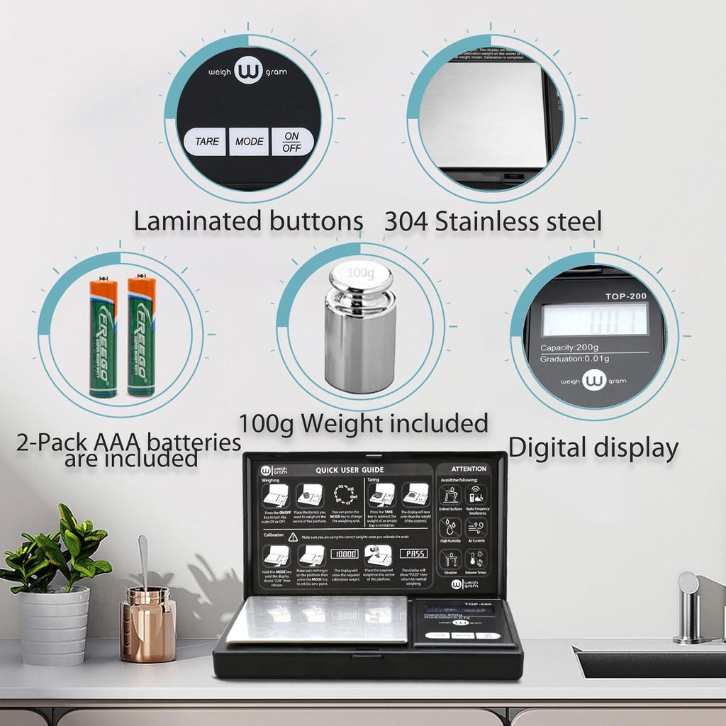 CMS059 - Digital Pocket Scale (200g)