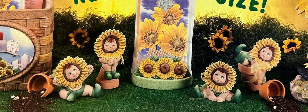 CM0484 - D-1655 Dona's Mold Mini Sunflower Baby w Hands Up