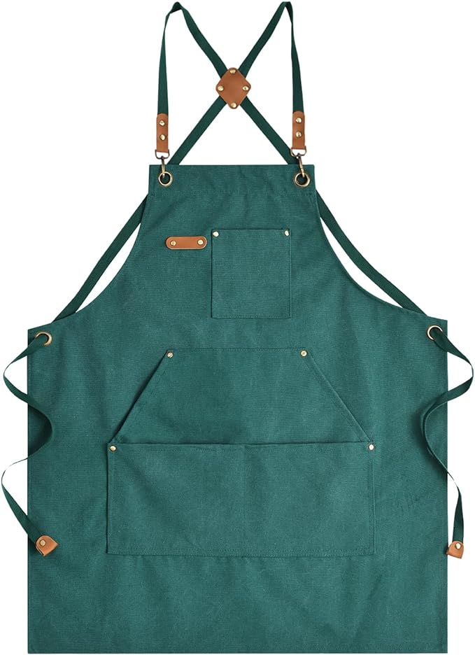 CMS0018 - Cotton Canvas Cross Back Apron