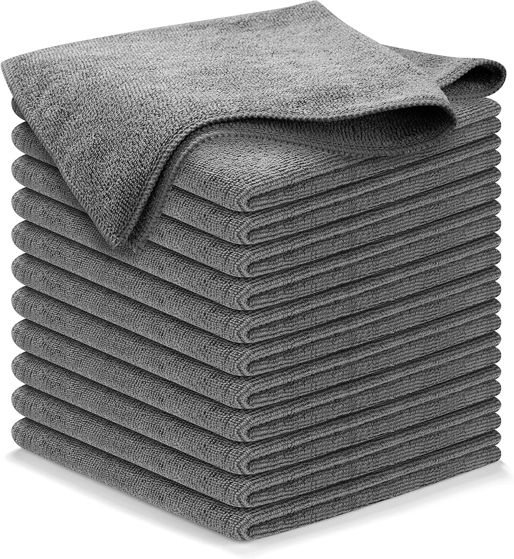 CMS060 - Microfiber Cleaning Cloth Grey - (12.5"x12.5") - High Performance