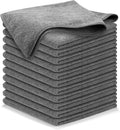 CMS060 - Microfiber Cleaning Cloth Grey - (12.5"x12.5") - High Performance