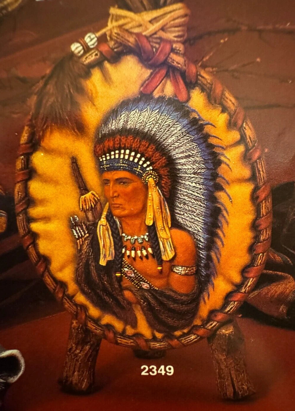 CM0023 - 2349 Kimple Chief Shield 9"T