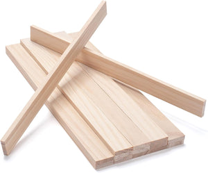 CMS007 -Wood Strips Slats Wooden Dowels for Slip Casting 1/4" × 1" × 12"