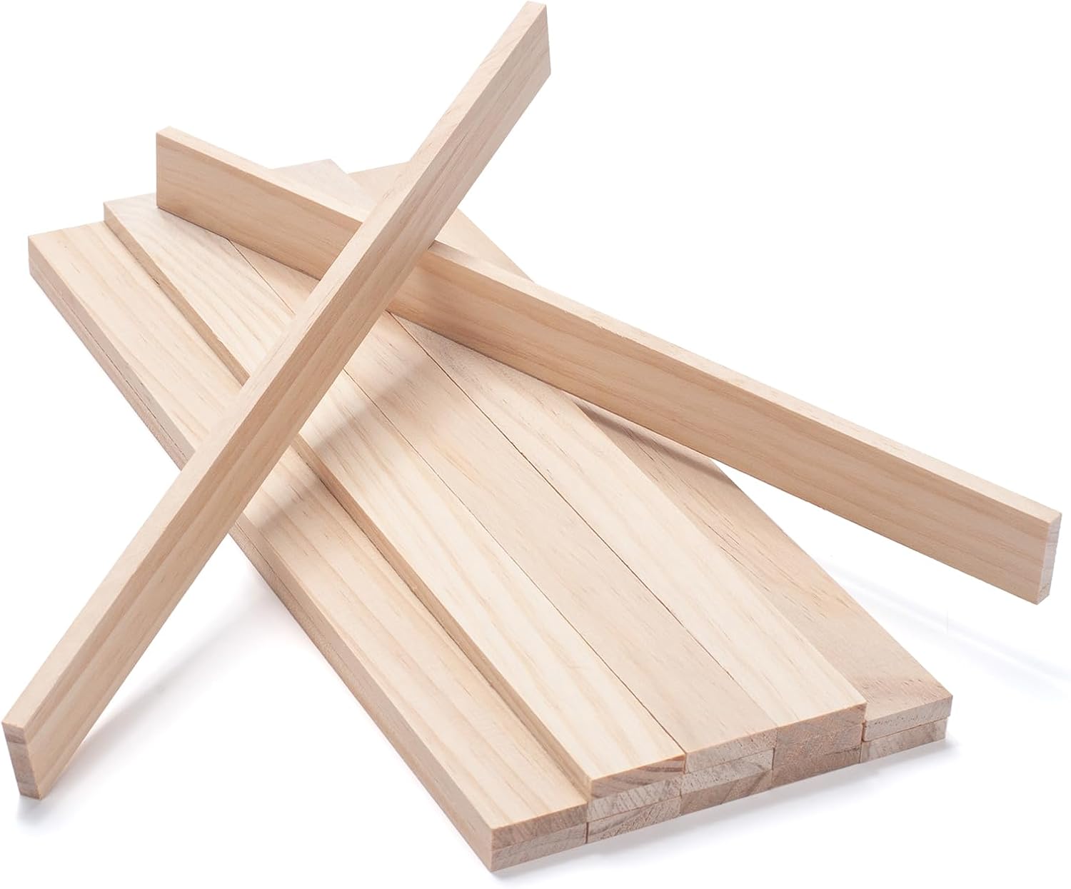 CMS007 -Wood Strips Slats Wooden Dowels for Slip Casting 1/4" × 1" × 12"