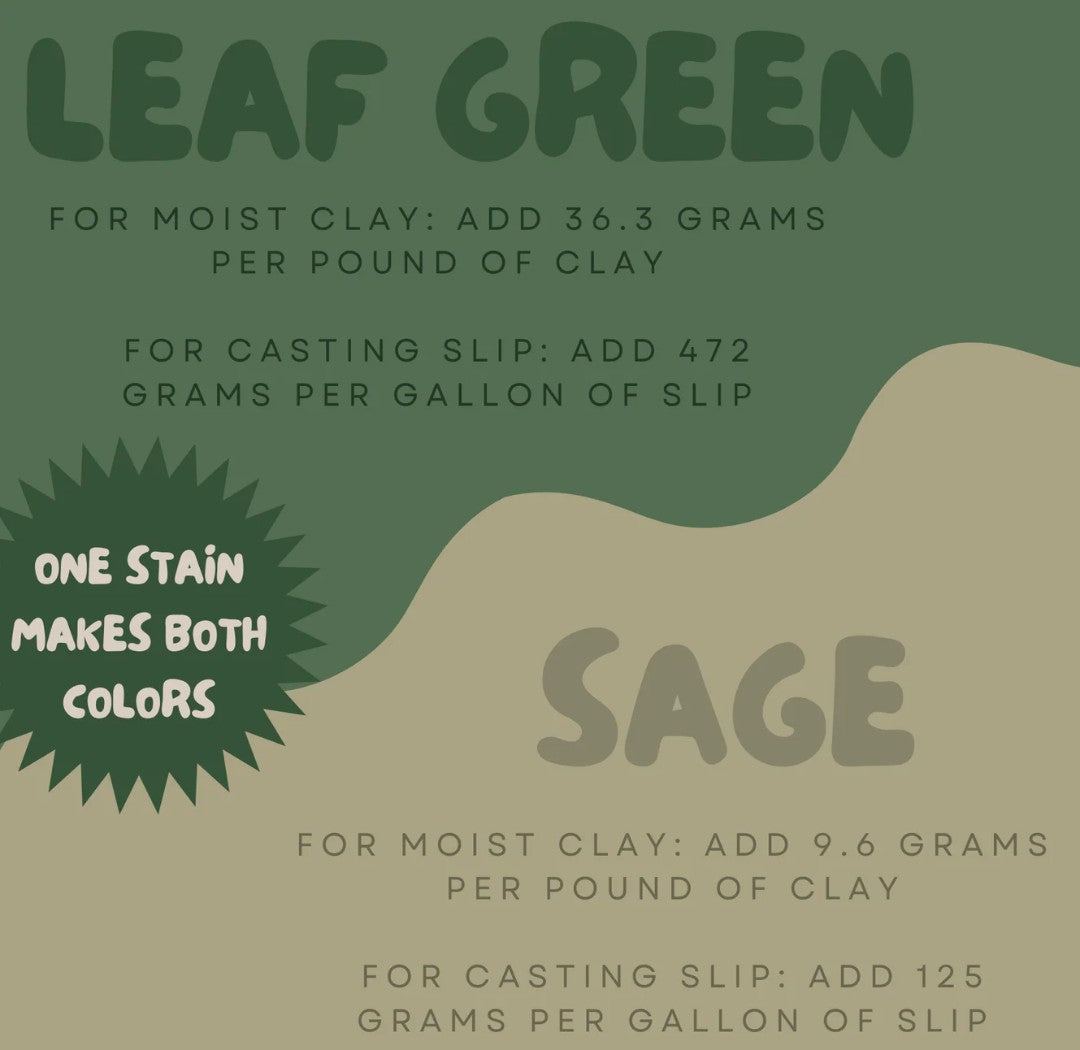 Mason Stain Leaf Green or Sage
