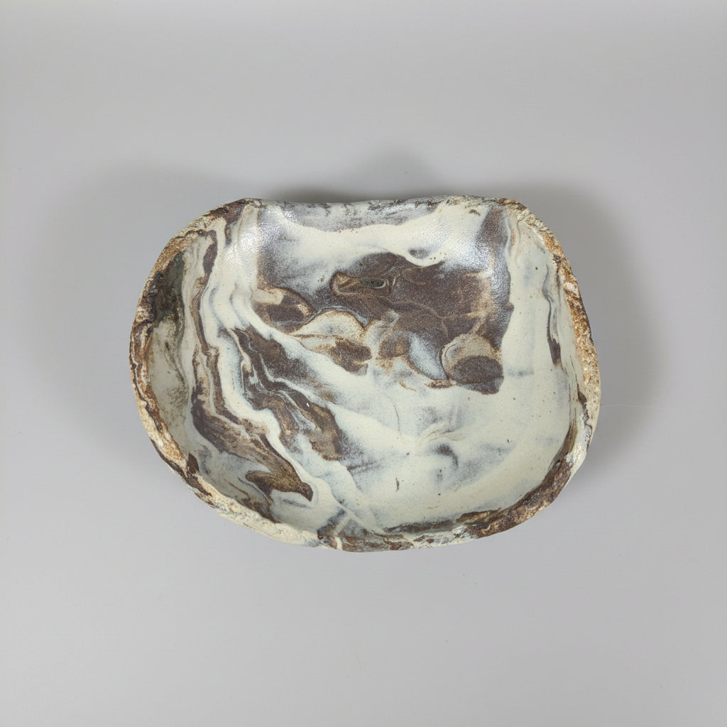 CMA0084 - Marbled Candle Holder/ Valet Tray by Lynae