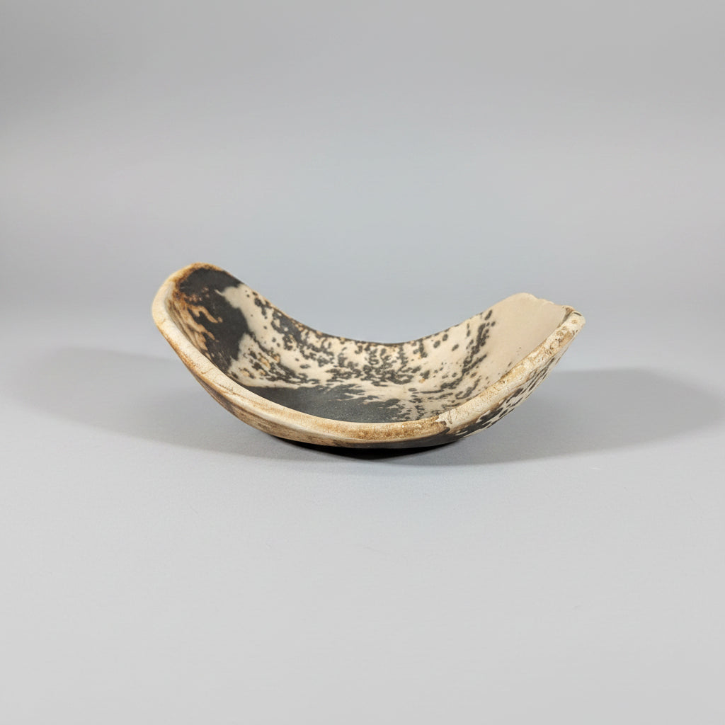 Obvara firing technique on this candle holder/valet
