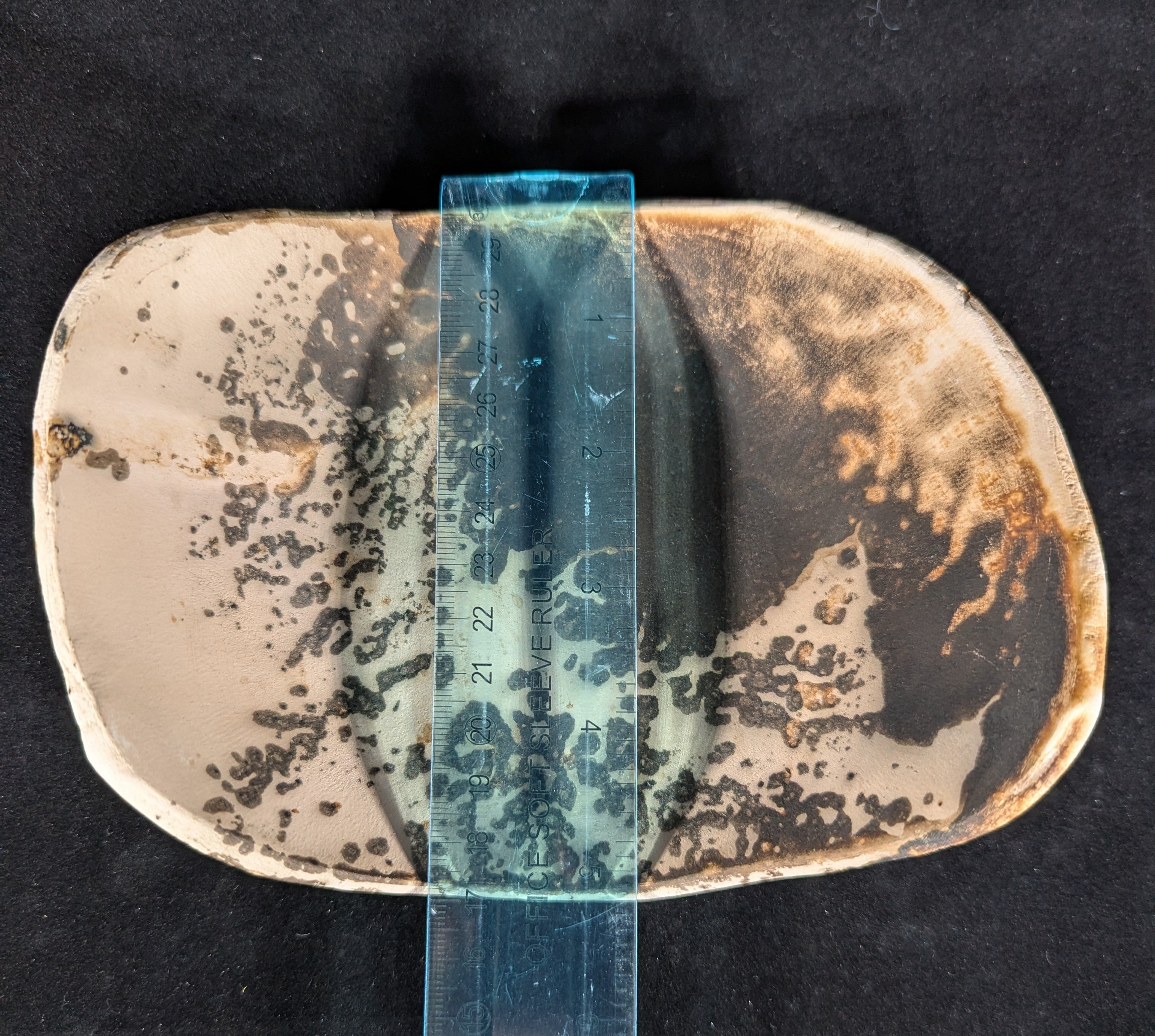 Obvara firing technique on this candle holder/valet