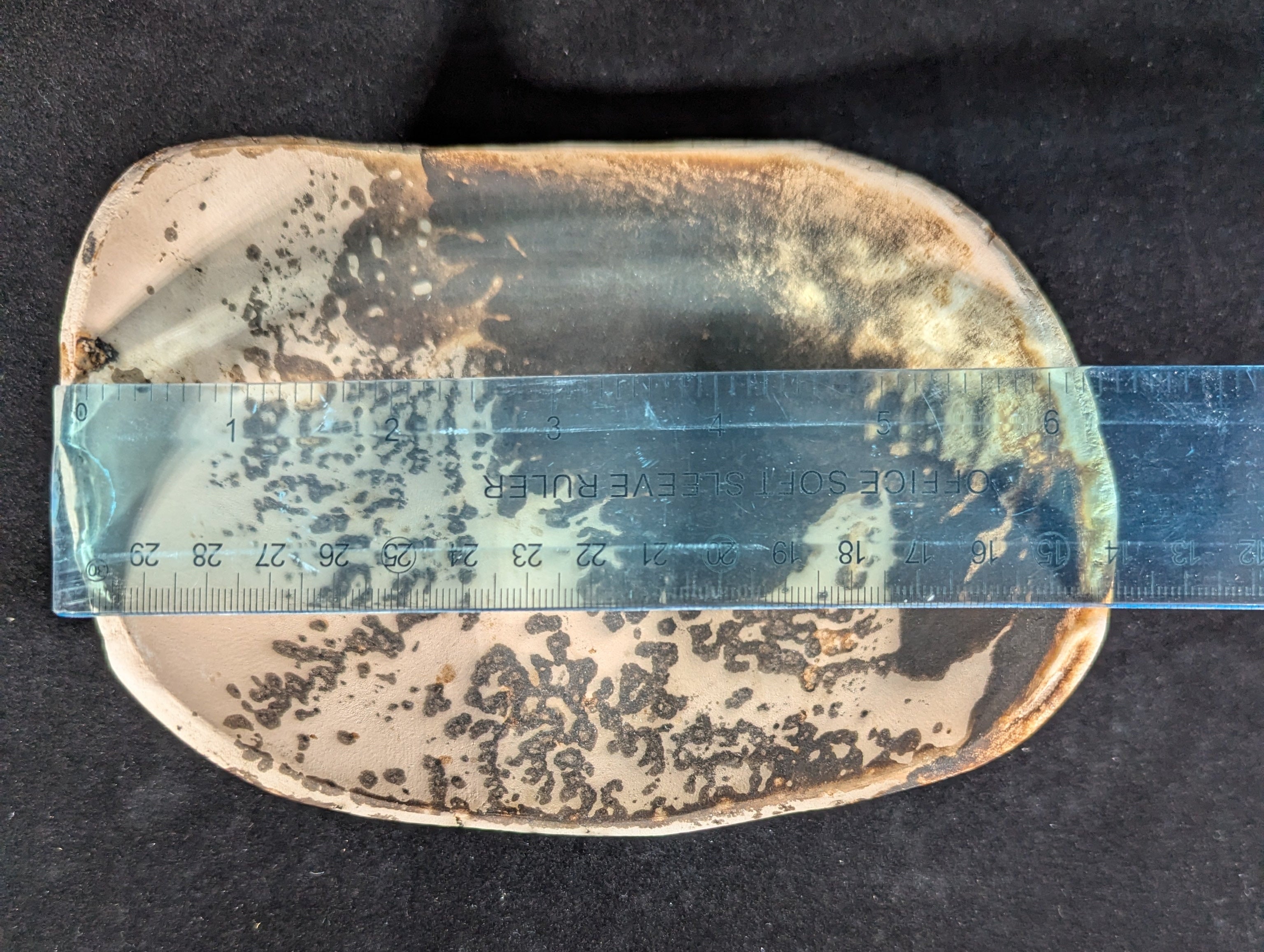 Obvara firing technique on this candle holder/valet