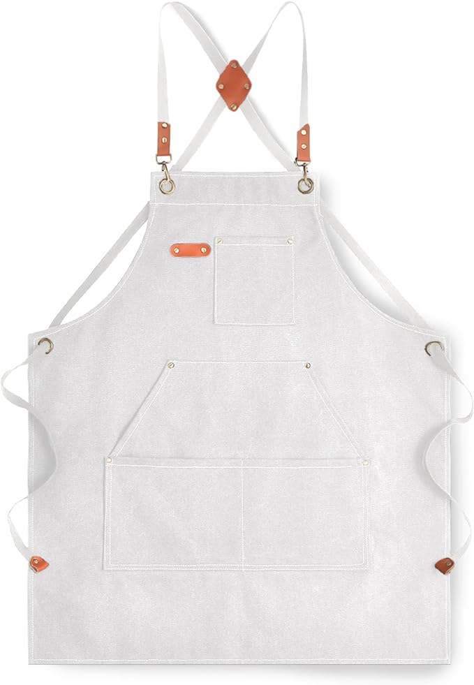 CMS0018 - Cotton Canvas Cross Back Apron