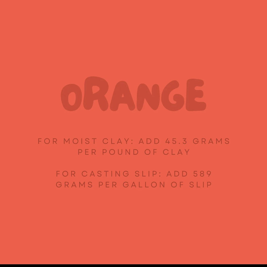 Mason Stain Orange