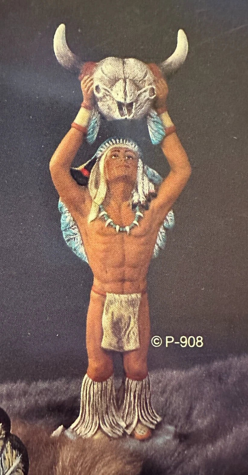 CM0329 - P908 Provincial Mold Buffalo Spirit Small