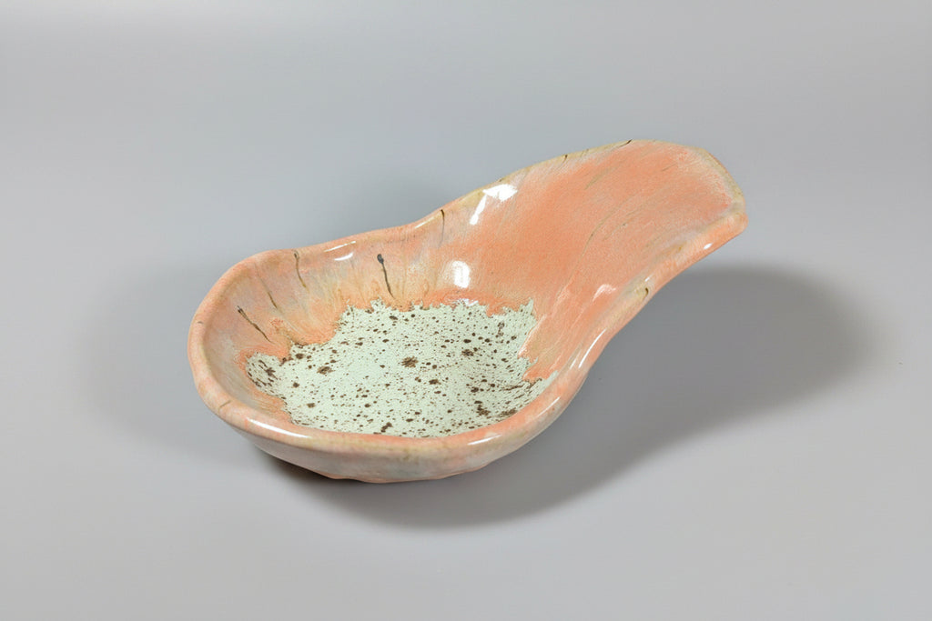 CMA0061 - Papaya Speck Candle Holder/ Valet Tray by Lynae