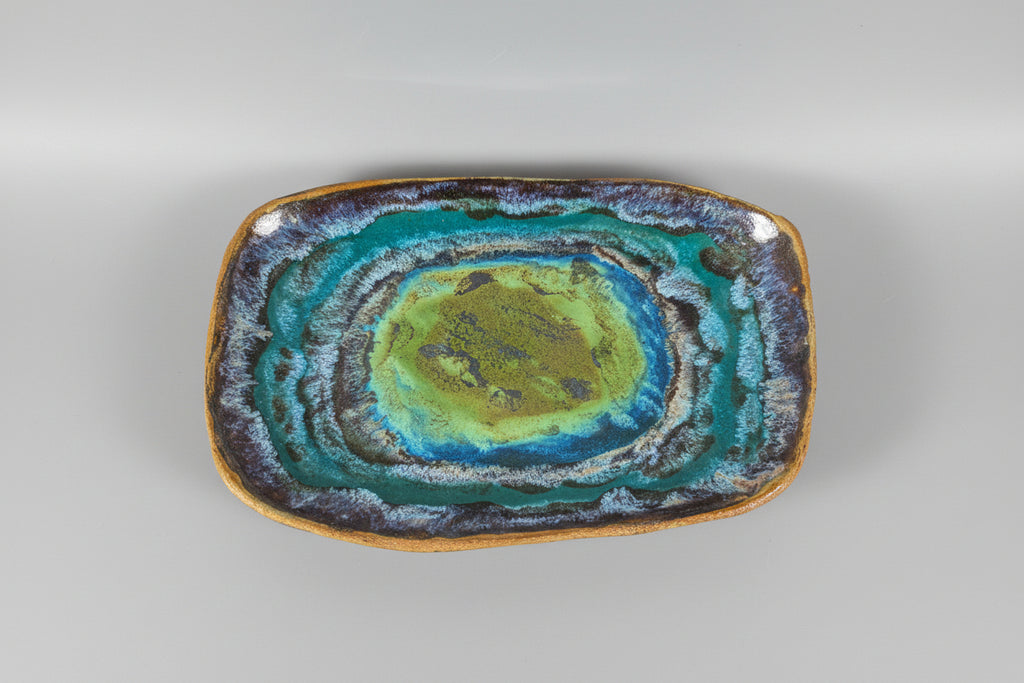 CMA0057 - Pond Footed Candle Holder/ Valet Tray by Lynae