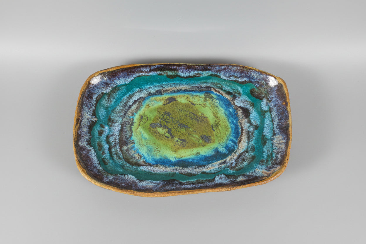 CMA0057 - Pond Footed Candle Holder/ Valet Tray by Lynae