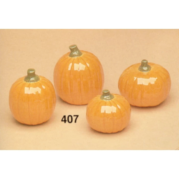 CM0663 - 407 Riverview Set of 4 Pumpkins 1.5" to 2" Each