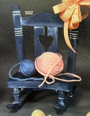 CM1330 - S-992 & S-994 Scioto 8.5" Rocking or Straight Chair (3Pcs) Mold