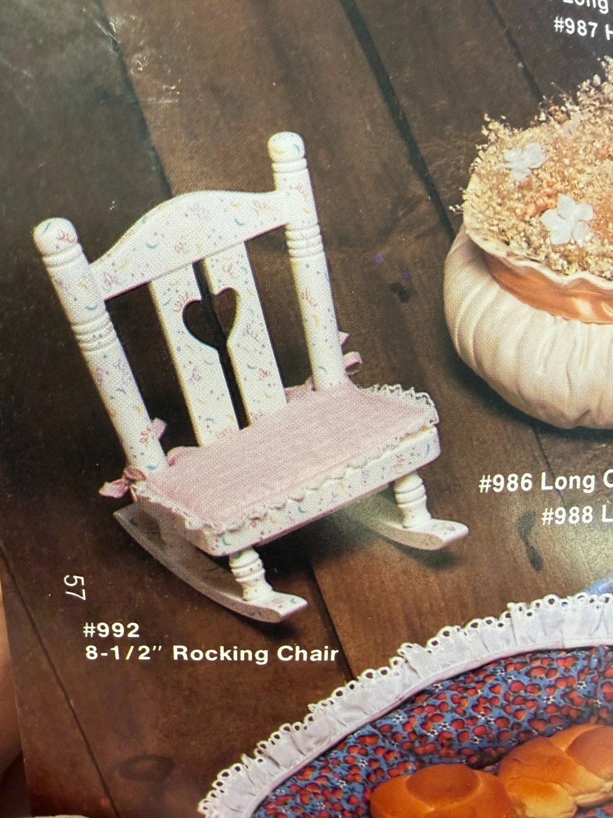 CM1330 - S-992 & S-994 Scioto 8.5" Rocking or Straight Chair (3Pcs) Mold