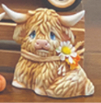 CM1245 - 4500 Clay Magic GB Hank Highland Cow (3) Mold